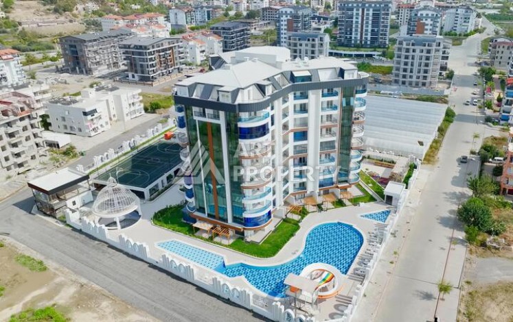 Квартира 1+1 в элитной резиденции, 55 кв.м. Газипаша,район Пазарджи - Ракурс 0