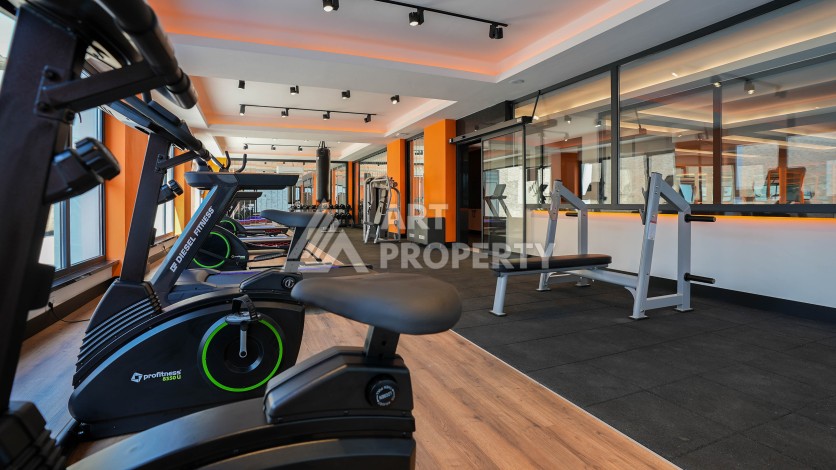 Квартира 1+1 в элитной резиденции, 55 кв.м. Газипаша,район Пазарджи - Ракурс 36