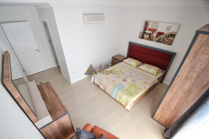 Полностью меблированная квартира с видом на море в районе Джикджили города Аланья, 95 м2 - Ракурс 7