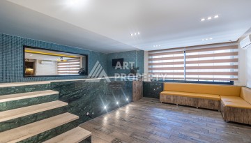 Стильная квартира 1+1 в Махмутларе в комплексе индивидуальным архитектурным дизайном в 250 метрах от моря - Ракурс 13