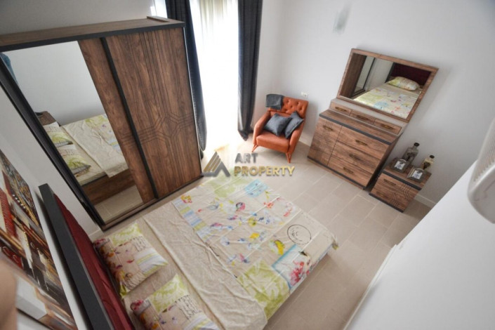 Полностью меблированная квартира с видом на море в районе Джикджили города Аланья, 95 м2 - Ракурс 8