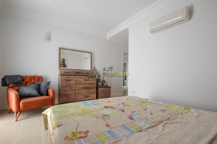 Полностью меблированная квартира с видом на море в районе Джикджили города Аланья, 95 м2 - Ракурс 9