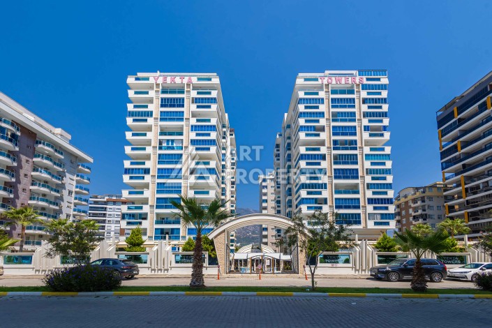 Квартира 2+1 в элитной резиденции в 400 м от моря. Махмутлар, Алания - Ракурс 0