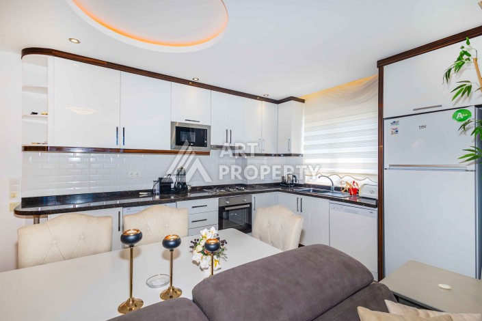 Квартира 2+1 в элитной резиденции в 400 м от моря. Махмутлар, Алания - Ракурс 8