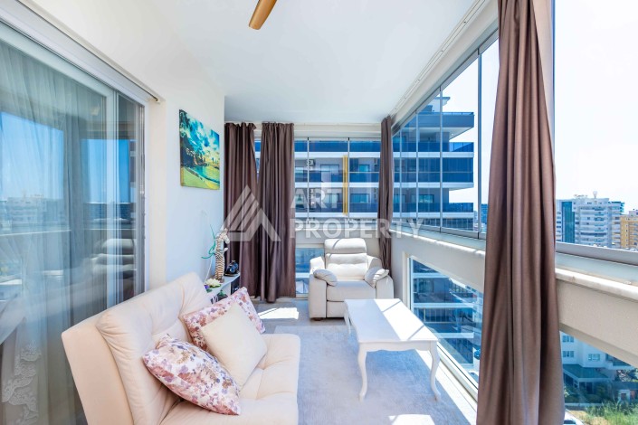 Квартира 2+1 в элитной резиденции в 400 м от моря. Махмутлар, Алания - Ракурс 14