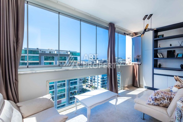 Квартира 2+1 в элитной резиденции в 400 м от моря. Махмутлар, Алания - Ракурс 19