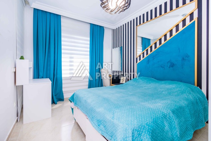 Квартира 2+1 в элитной резиденции в 400 м от моря. Махмутлар, Алания - Ракурс 25