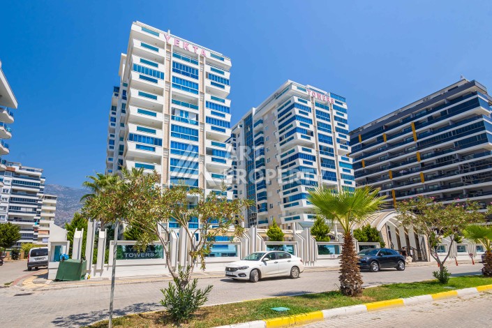 Квартира 2+1 в элитной резиденции в 400 м от моря. Махмутлар, Алания - Ракурс 29