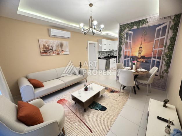 Меблированная квартира 1+1 в 300 м от моря. Махмутлар, Алания - Ракурс 9