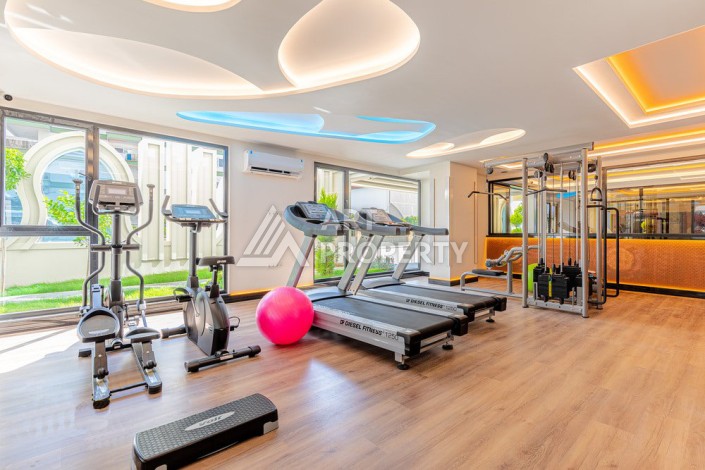 Двухкомнатная квартира 60 кв.м. в престижной резиденции. Махмутлар, Алания - Ракурс 17