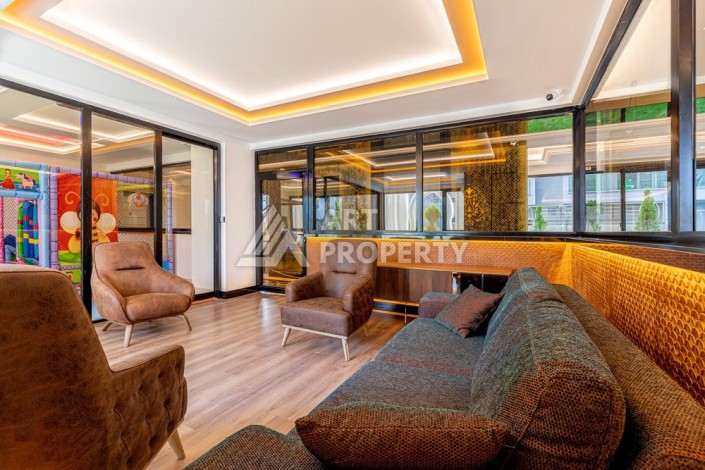 Двухкомнатная квартира 60 кв.м. в престижной резиденции. Махмутлар, Алания - Ракурс 21