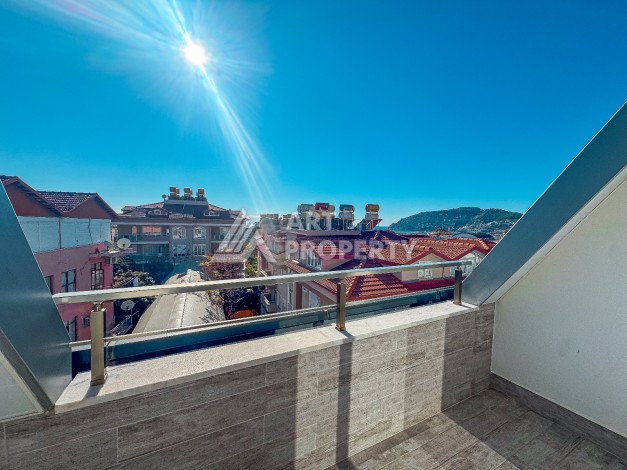 Пентхаус 4+1 под гражданство в центральной части Аланьи, 1000 м до моря - Ракурс 6