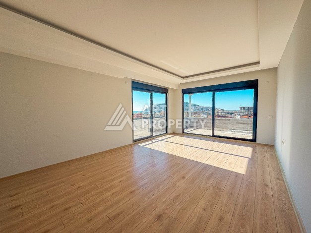 Пентхаус 4+1 под гражданство в центральной части Аланьи, 1000 м до моря - Ракурс 11