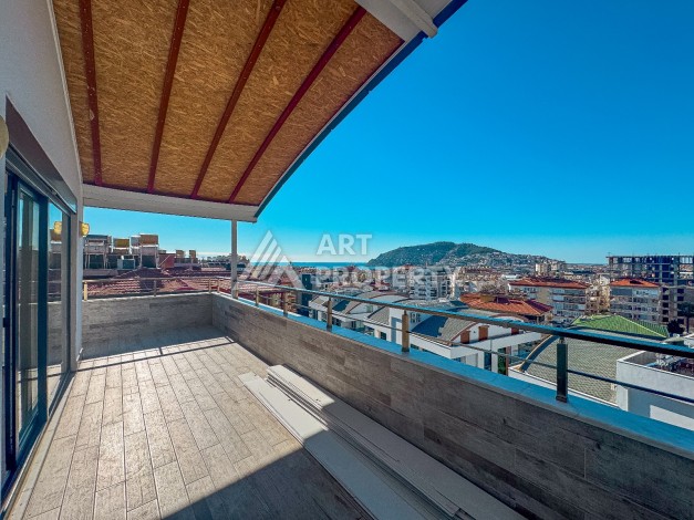 Пентхаус 4+1 под гражданство в центральной части Аланьи, 1000 м до моря - Ракурс 17