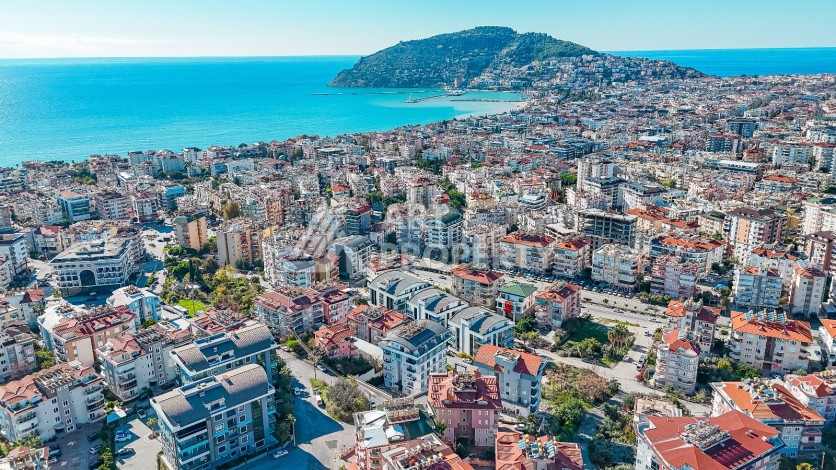 Пентхаус 4+1 под гражданство в центральной части Аланьи, 1000 м до моря - Ракурс 19