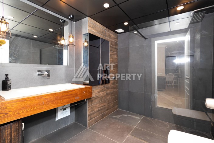 Недорогая квартира 2+1 с видом на горы и море в районе Тосмур - Ракурс 5