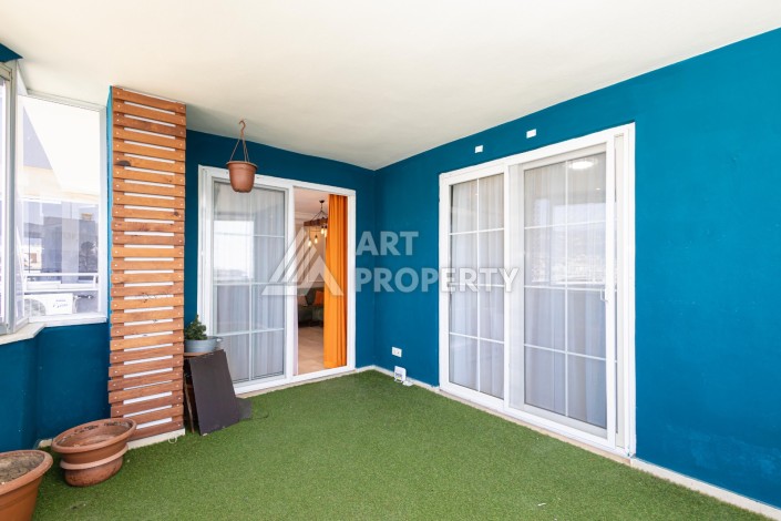 Недорогая квартира 2+1 с видом на горы и море в районе Тосмур - Ракурс 17