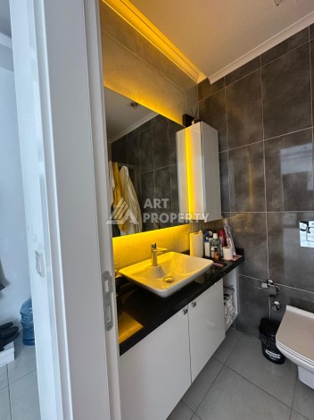 Стильная квартира 1+1 в новом комплексе 2022 года в Махмутларе, 700 м до моря - Ракурс 11