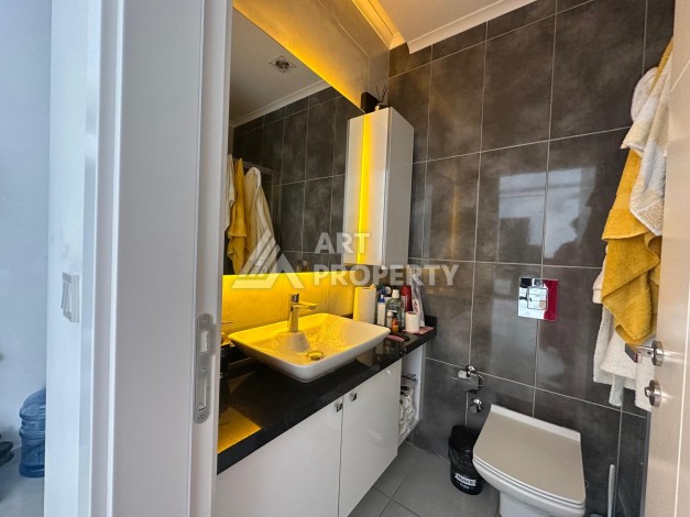 Стильная квартира 1+1 в новом комплексе 2022 года в Махмутларе, 700 м до моря - Ракурс 12