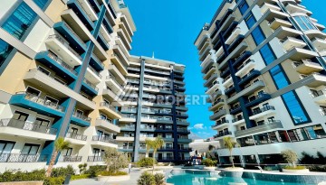 Стильная квартира 1+1 в новом комплексе 2022 года в Махмутларе, 700 м до моря - Ракурс 27