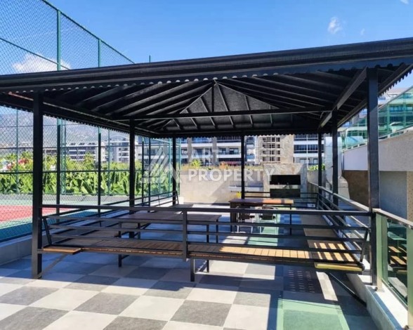 Меблированная квартира 1+1 в элитной резиденции в Каргыджаке, всего 100 м от моря - Ракурс 3