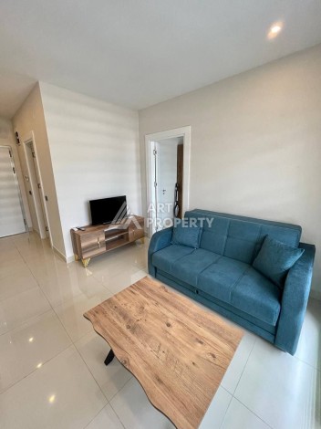 Меблированная квартира 1+1 в элитной резиденции в Каргыджаке, всего 100 м от моря - Ракурс 12