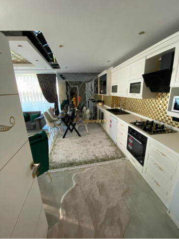 Трехкомнатная квартира на первой береговой линии, в районе Махмутлар, Алания, 120 м2 - Ракурс 8