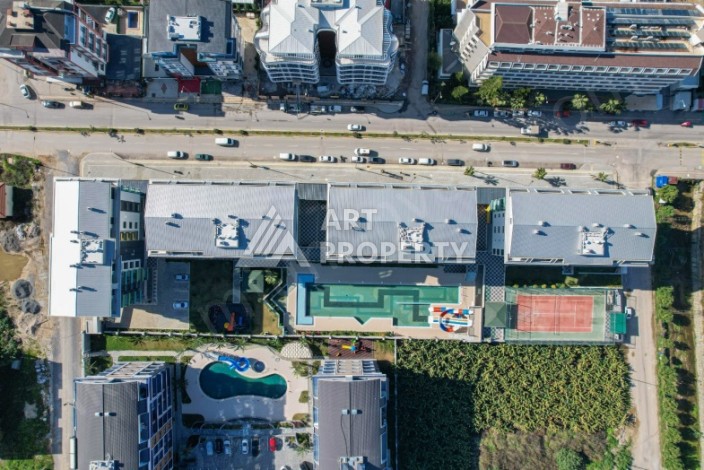 Меблированная квартира 1+1 в элитной резиденции в Каргыджаке, всего 100 м от моря - Ракурс 16