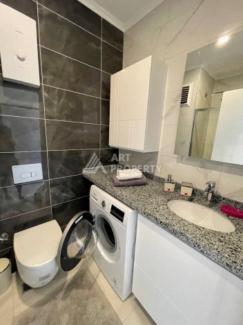 Меблированная квартира 1+1 в элитной резиденции в Каргыджаке, всего 100 м от моря - Ракурс 20