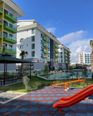 Меблированная квартира 1+1 в элитной резиденции в Каргыджаке, всего 100 м от моря - Ракурс 21