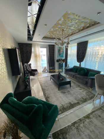 Трехкомнатная квартира на первой береговой линии, в районе Махмутлар, Алания, 120 м2 - Ракурс 13