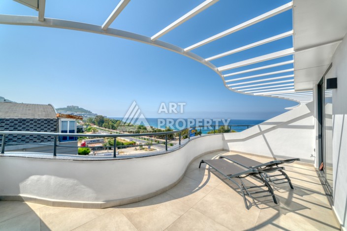 Видовая квартира 2+1 на первой береговой линии в районе Каргыджак - Ракурс 15