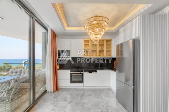 Видовая квартира 2+1 на первой береговой линии в районе Каргыджак - Ракурс 22