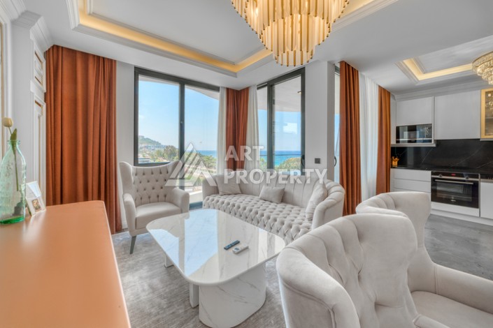 Видовая квартира 2+1 на первой береговой линии в районе Каргыджак - Ракурс 25