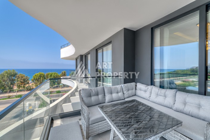 Видовая квартира 2+1 на первой береговой линии в районе Каргыджак - Ракурс 26