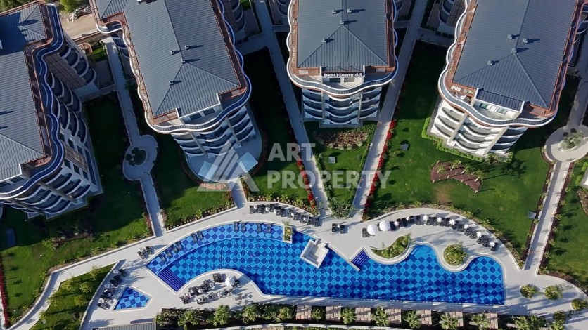 Доступная квартира 1+1 в элитном комплексе района Оба с лицензией на суточную аренду - Ракурс 5