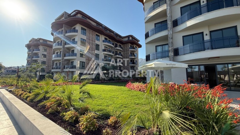 Доступная квартира 1+1 в элитном комплексе района Оба с лицензией на суточную аренду - Ракурс 26