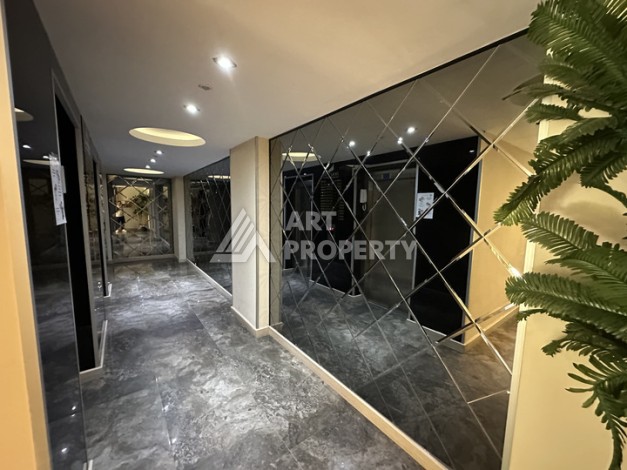 Квартира 2+1 с видом на море и горы в 5 минутах от пляжа в Махмутларе - Ракурс 37