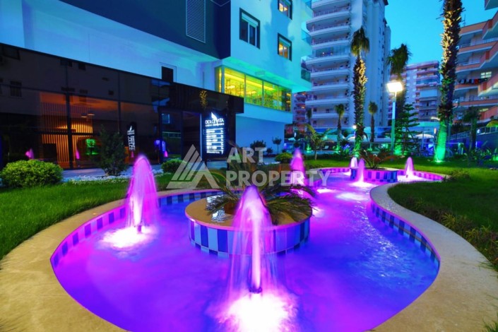 Квартира 2+1 с видом на море и горы в 5 минутах от пляжа в Махмутларе - Ракурс 36