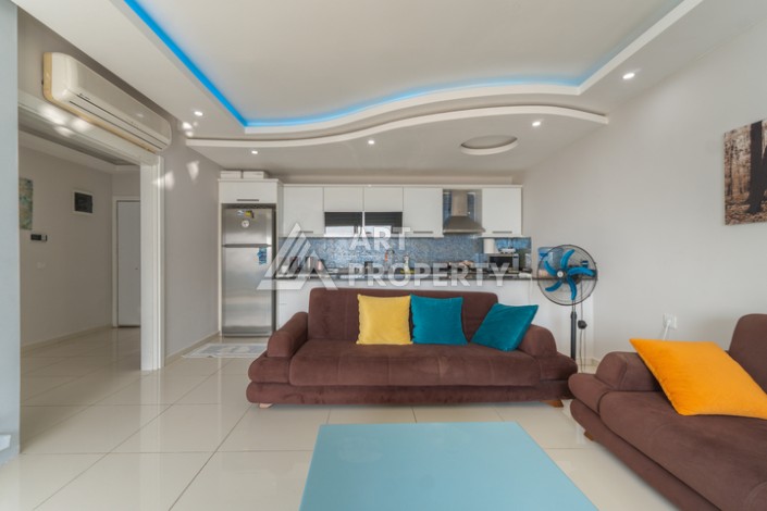 Просторная квартира 2+1 с мебелью в 200 м от моря. Махмутлар, Алания - Ракурс 2