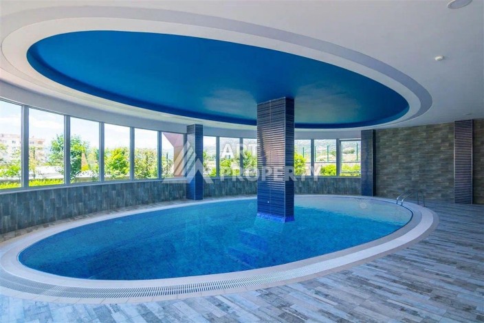 Квартира 1+1 в комплексе с отельной инфраструктурой, район Махмутлар, 500 м до моря - Ракурс 1