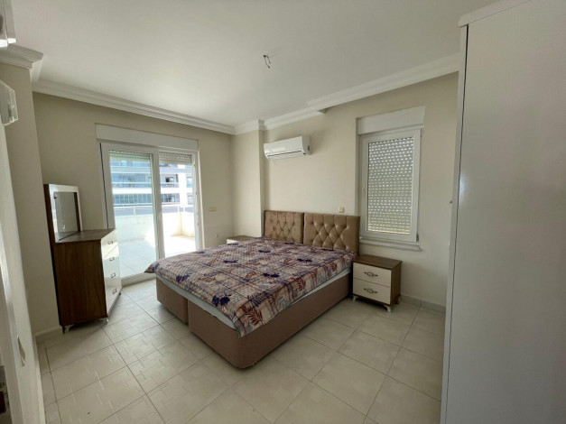 Меблированная квартира 2+1 с видом на горы и море в Махмутлар, 120 м2 - Ракурс 15