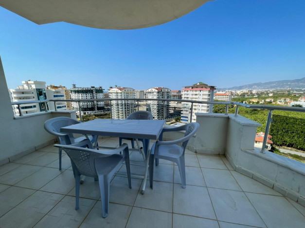 Меблированная квартира 2+1 с видом на горы и море в Махмутлар, 120 м2 - Ракурс 18