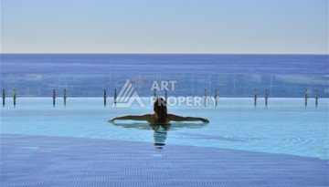 Квартира 1+1 с видом на море, 80 кв.м. Конаклы, Алания - Ракурс 1