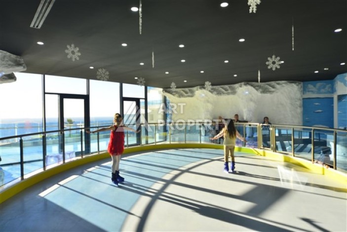 Квартира 1+1 с видом на море, 80 кв.м. Конаклы, Алания - Ракурс 2