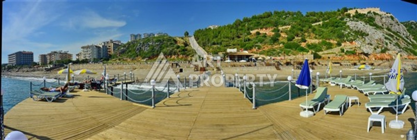 Квартира 1+1 с видом на море, 80 кв.м. Конаклы, Алания - Ракурс 6