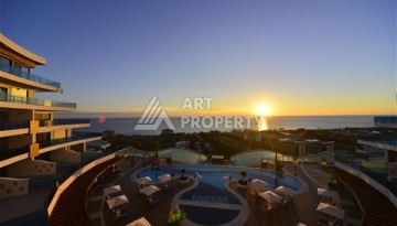 Квартира 1+1 с видом на море, 80 кв.м. Конаклы, Алания - Ракурс 12