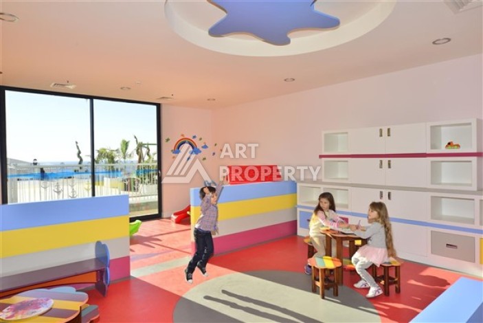 Квартира 1+1 с видом на море, 80 кв.м. Конаклы, Алания - Ракурс 14