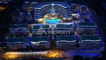 Квартира 1+1 с видом на море, 80 кв.м. Конаклы, Алания - Ракурс 19