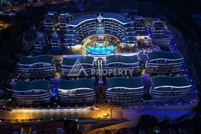 Квартира 1+1 с видом на море, 80 кв.м. Конаклы, Алания - Ракурс 18